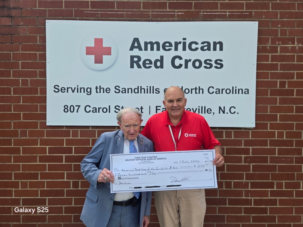 DONATION TO AMERICAN RED CROSS