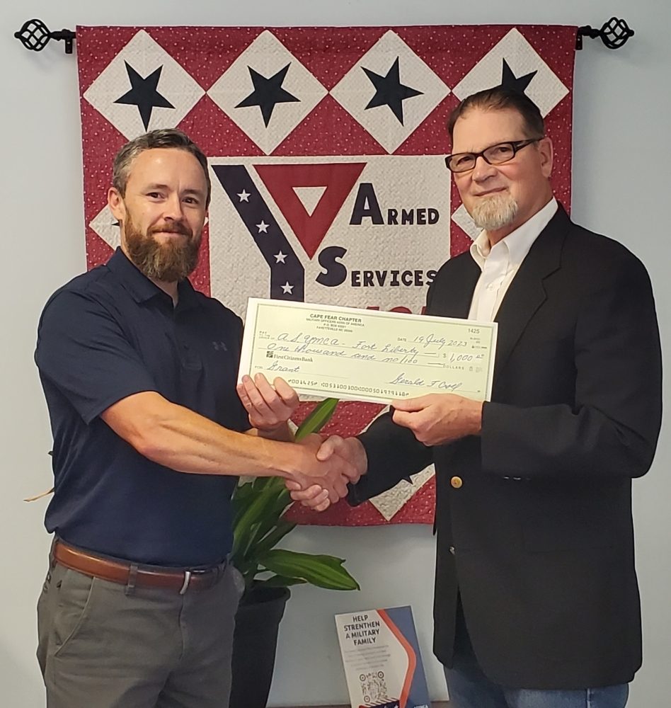 DONATION TO THE FORT LIBERTY ARMED SERVICES YMCA