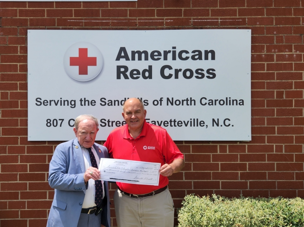 DONATION TO THE RED CROSS
